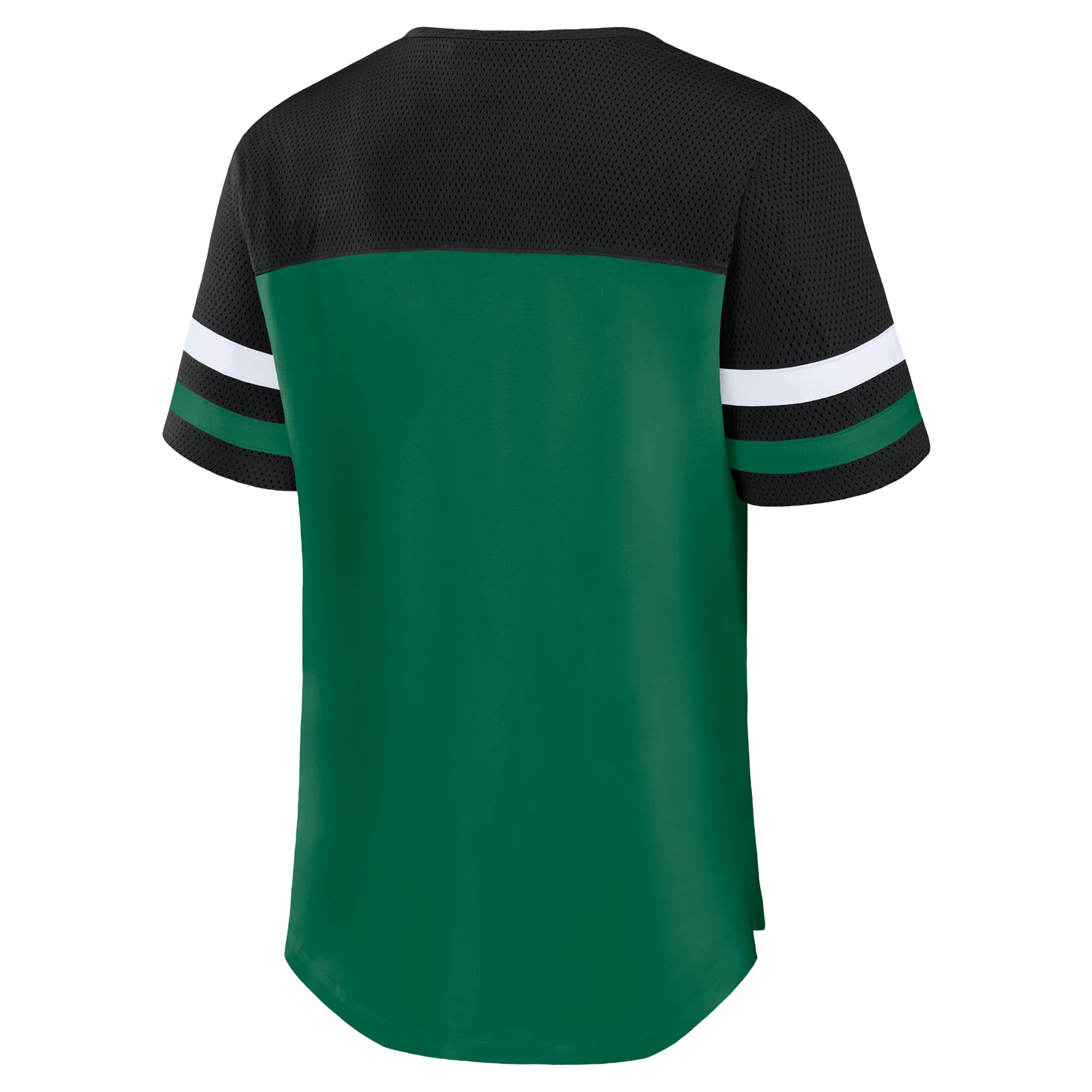 T-shirt à lacets Fanatics Kelly Green/Black Philadelphia Eagles pour femmes, grande taille, style rétro.